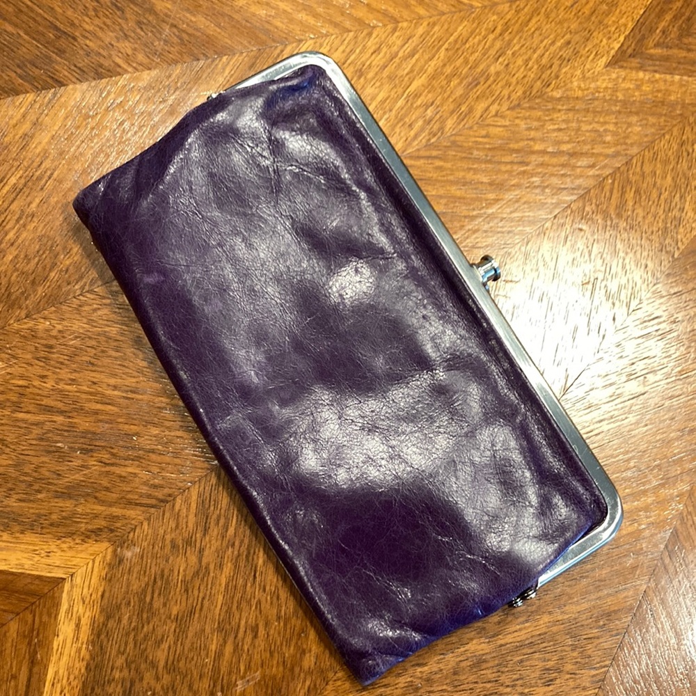 Hobo Lauren Clutch Wallet, purple
